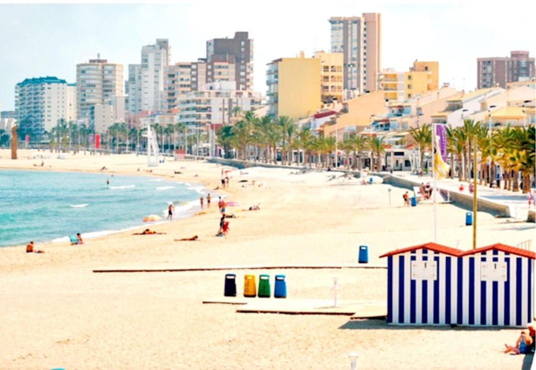 Sunny Duplex In Front Of Campello Beach El Campello Exterior foto